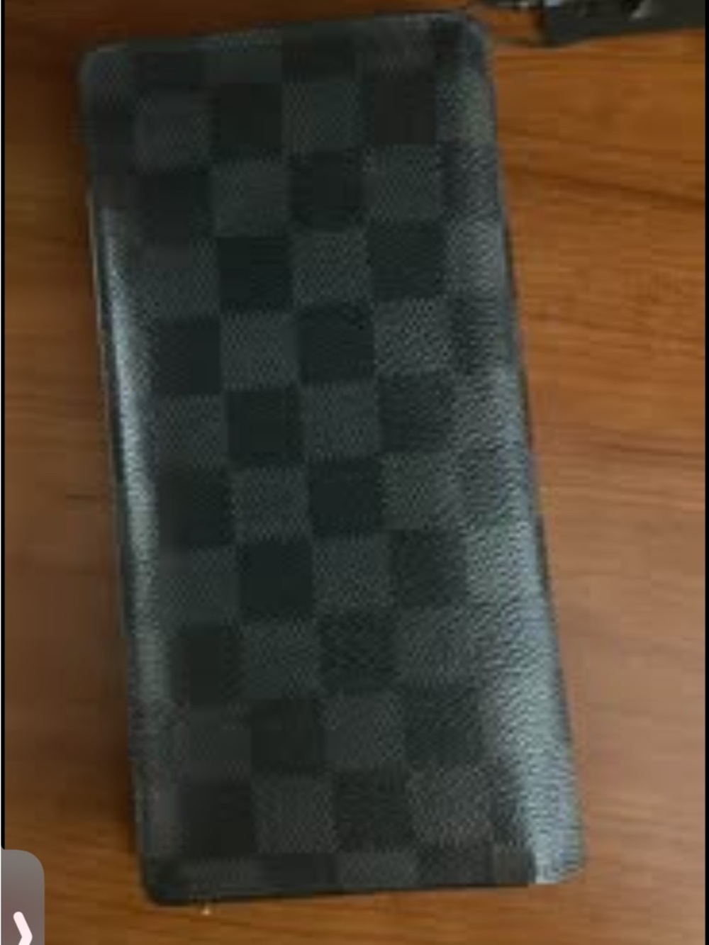Louis Vuitton Damier Graphite Long Zip Card Holder Wallet in Black